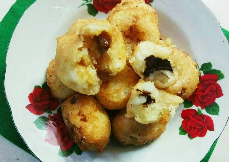 resep cara bikin Bola bola singkong goreng