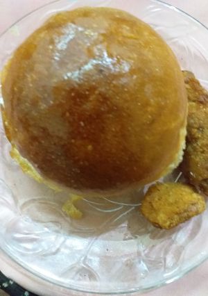 A picture of Chicken shorts burgar.