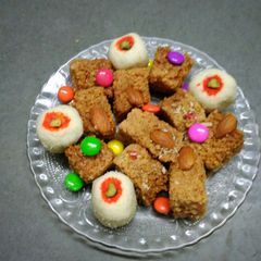 A picture of Milk barfi.