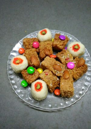 A picture of Milk barfi.