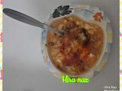 A picture of sweet corn spicy soup