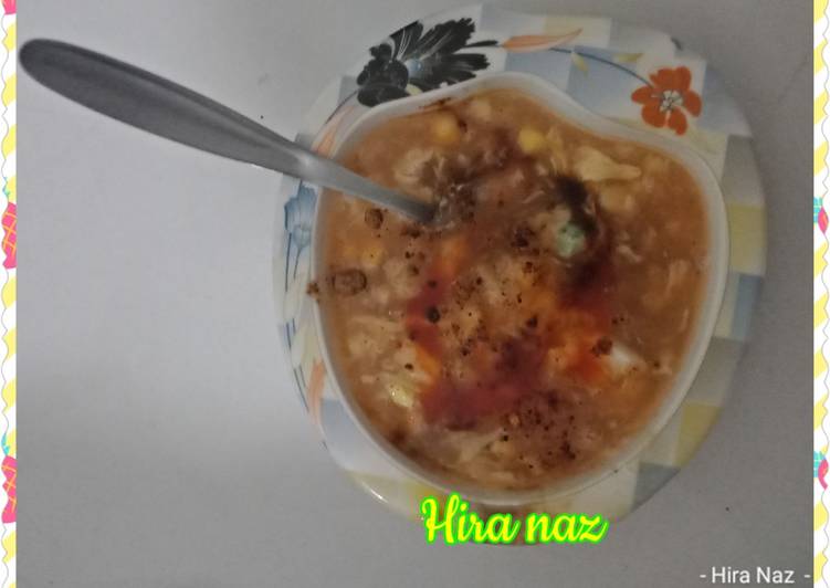 Easiest Way to Make Appetizing Chicken Corn Egg Soup