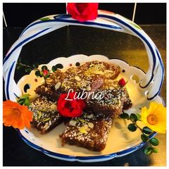 Dates Barfi (Dates squares) A picture of Dates Barfi (Dates squares).