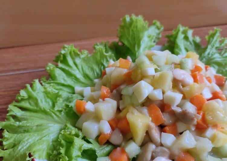 Resep Hudzarensla Salad (Salad Belanda) Anti Gagal