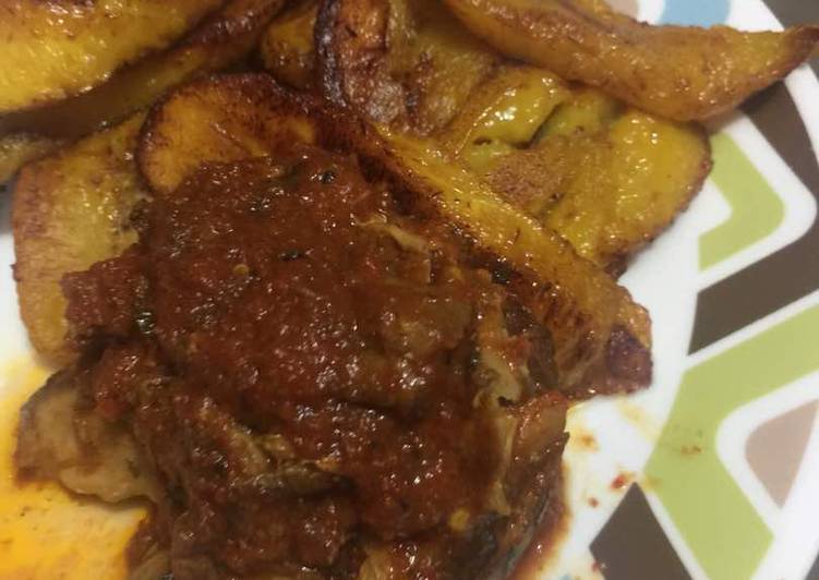How to Cook Perfect Plantain with Chicken stew