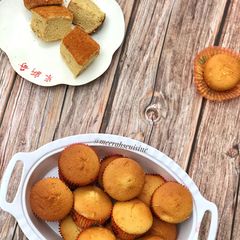 A picture of Vanilla cupcake recipe.