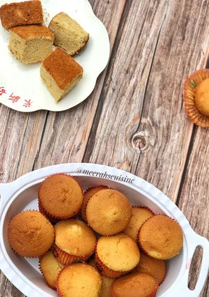 A picture of Vanilla cupcake recipe.