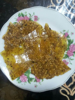 عکسی از دستور پولکی کنجدی