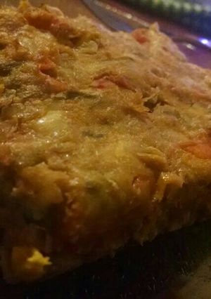 Una foto de Soufflé de atún y verduras light