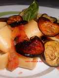 Calamarata con Melanzane Fritte e Pomodori Freschi