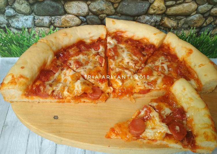 Langkah Mudah untuk Menyiapkan Pizza Ekonomis (mudah di ulen) yang Sempurna