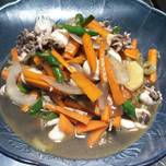 Tumis sotel cabai (sotong-wortel,cabe-ijo) 😄😄