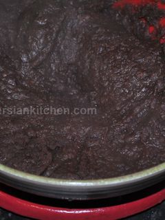 عکسی از دستور خمیر لوبیا شیرین