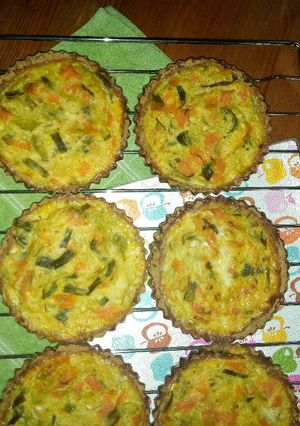 Una foto de Tartitas de zucchini