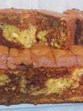 38. Banana Marble Cake (Kue Pisang Marmer)
