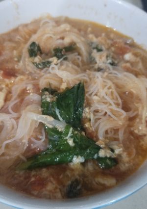 Foto resep Bihun kuah merah