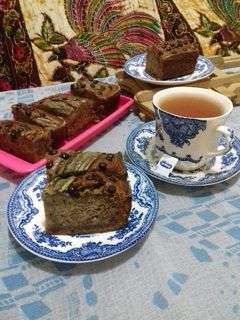 Foto resep Eggless banana cake #BandungRecook_NiaBayen