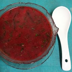 A picture of Beetroot Rasam (No Dal Rasam).