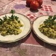 Revoltijo de plátanos con huevos