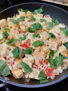 Una foto de Salteado de tofu