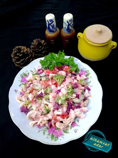 عکسی از دستور سالاد گل کلم
