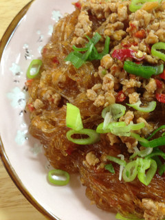 螞蟻上樹(辣炒冬粉) 的食譜成品照片