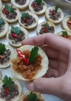 Foto resep (633) Talam Asin Abon