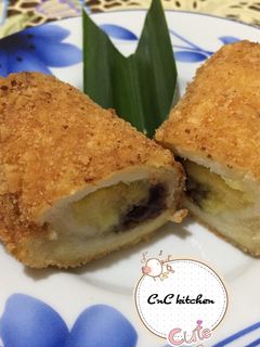Foto resep Roti goreng isi PisCok