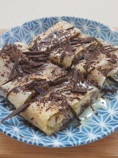 巧克力香蕉煎餅 的食譜成品照片