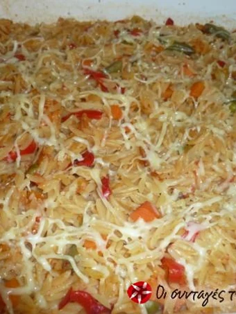 Easy Way Make Recipe Multicolored giouvetsi that is  Makes Drooling, Can Spoil the Tongue}