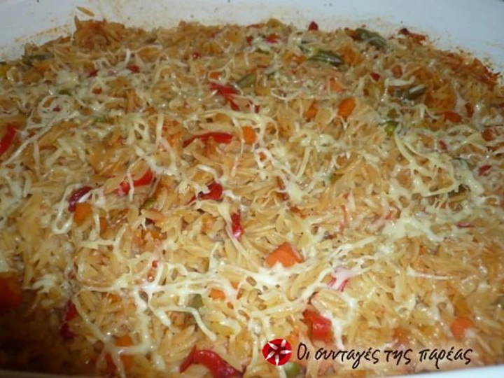 Easy Way Make Recipe Multicolored giouvetsi that is  Makes Drooling, Can Spoil the Tongue}