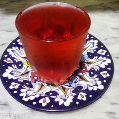 A picture of Rooh Afza ka sharbat.
