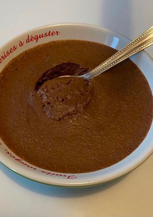 Une photo de Mousse au chocolat vegan