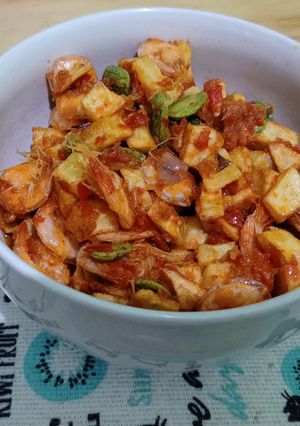 Foto resep Trio balado (udang pete kentang) penuh cinta
