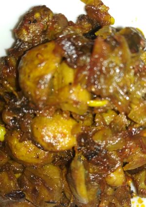 A picture of Soy mushroom curry.