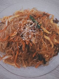 Foto resep Bihun Goreng Korea Simpel (Japchae)