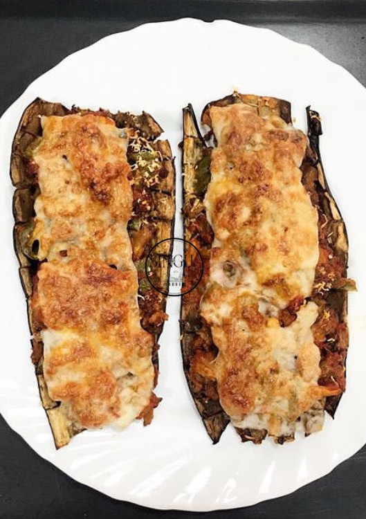 Una foto de Berenjenas rellenas