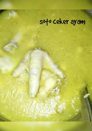 Foto resep Soto ceker ayam
