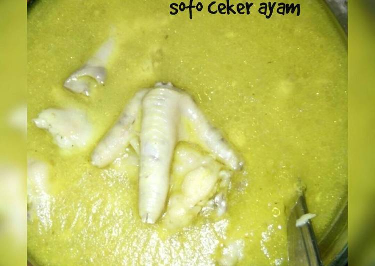 Bagaimana Membuat Soto ceker ayam yang Menggugah Selera