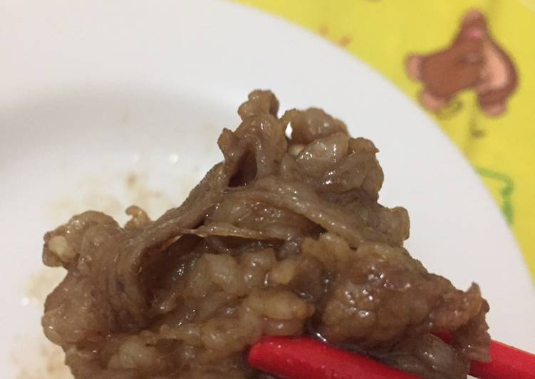 Daging slice yoshinoya SIMPEL GAMPANG ENAK ANTI GAGAL