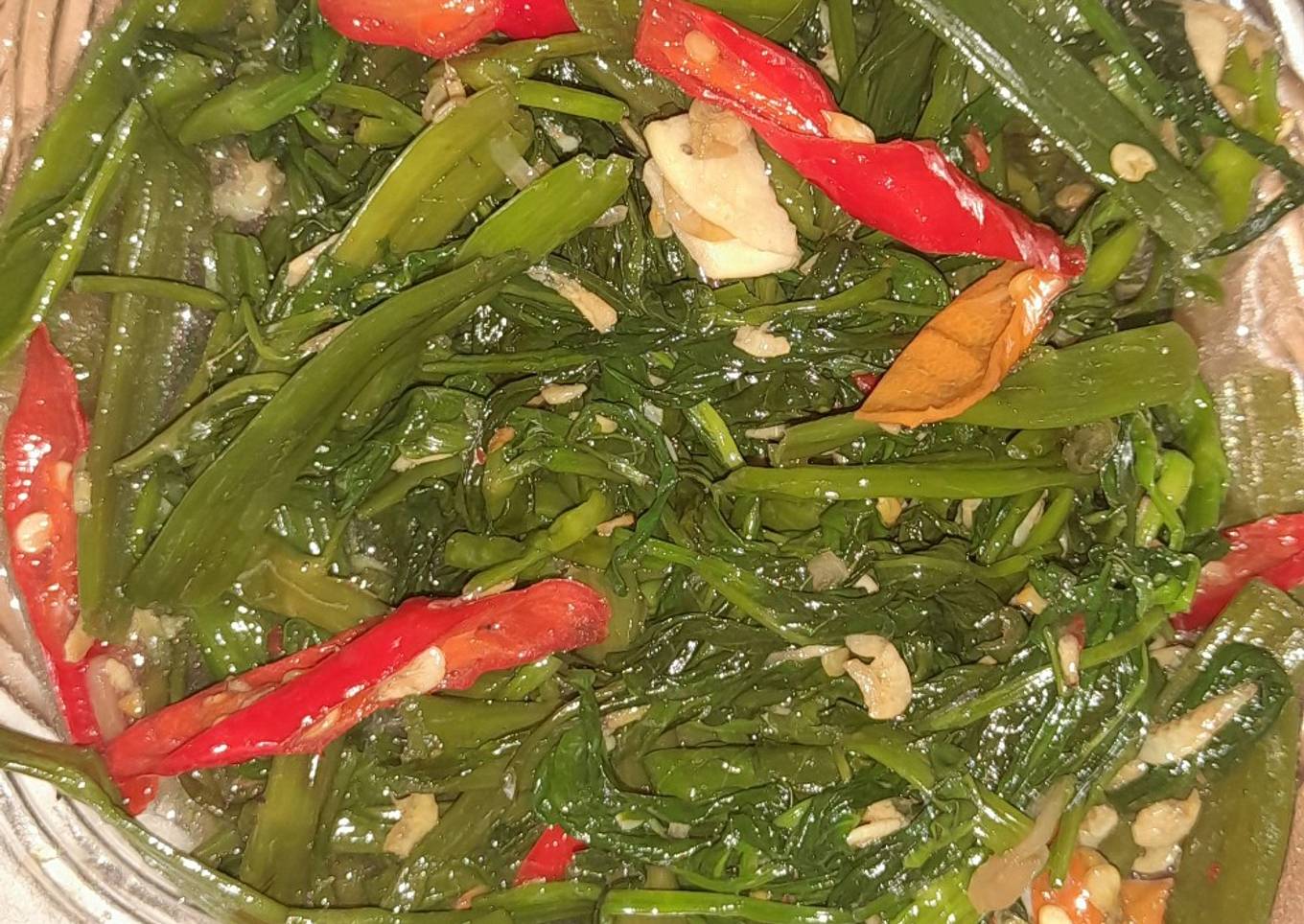 Tumis Kangkung Udang Rebon