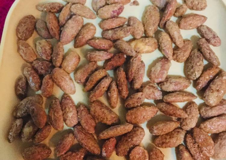 Easiest Way to Prepare Perfect Jaggery Coated Almonds