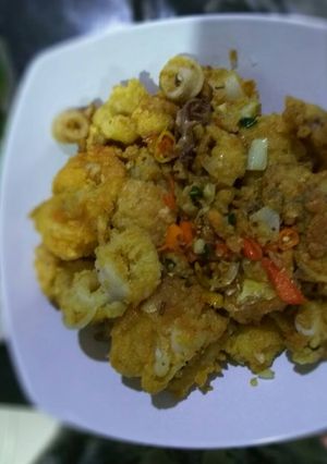 Foto resep Cumi cabai lada garam maknyusss