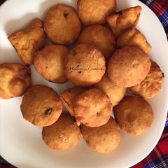 A picture of Sultana Mandazis#CharityRecipe.