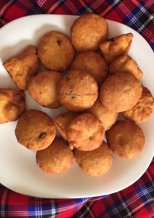 A picture of Sultana Mandazis#CharityRecipe.
