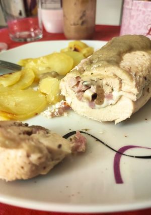 Una foto de Pechugas pollo rellenas
