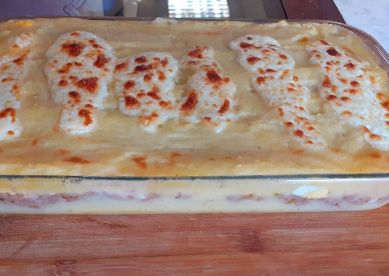 Pastel de batata y papa 馃馃槉