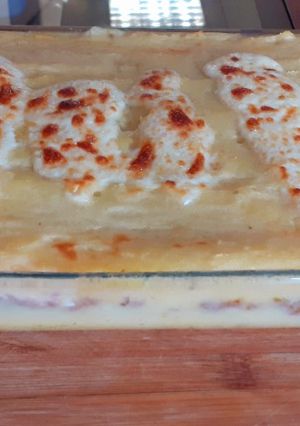 Una foto de Pastel de batata y papa 🥔😊