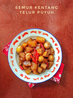 Foto resep Semur Kentang Telur Puyuh