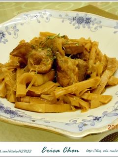 烤箱~~滷肉與桂竹筍完美搭配 的食譜成品照片